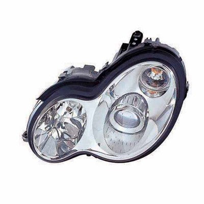 2007 mercedes c230 front driver side replacement bi xenon headlight lens and housing arswlmb2502121
