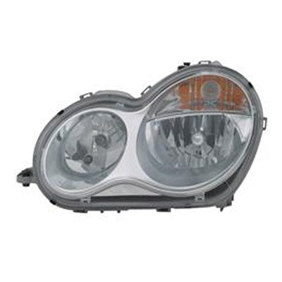 2006 mercedes c230 front driver side replacement halogen headlight assembly arswlmb2502148