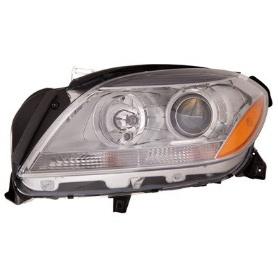 2012 mercedes ml63 amg front driver side replacement halogen headlight assembly arswlmb2502192c