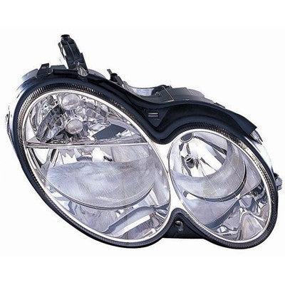 2004 mercedes clk320 front passenger side replacement halogen headlight assembly arswlmb2503173c