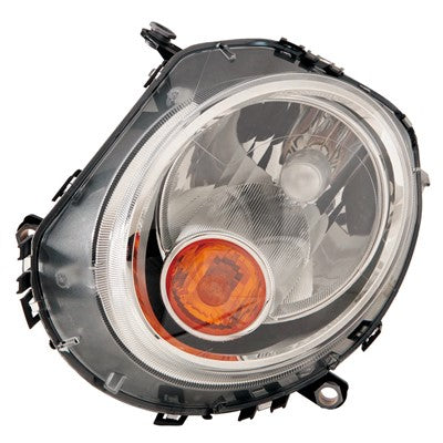 2014 mini cooper clubman front driver side replacement halogen headlight assembly arswlmc2502105c