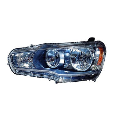 2008 mitsubishi lancer front driver side replacement halogen headlight assembly arswlmi2502139c