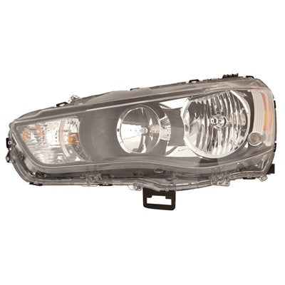 2012 mitsubishi outlander front driver side replacement halogen headlight assembly arswlmi2502157c