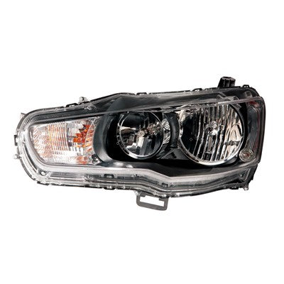 2017 mitsubishi lancer front driver side replacement halogen headlight assembly arswlmi2502158c