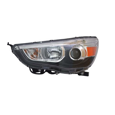 2019 mitsubishi outlander sport front driver side replacement halogen headlight assembly arswlmi2502160v