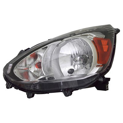 2020 mitsubishi mirage front driver side replacement halogen headlight assembly arswlmi2502164c