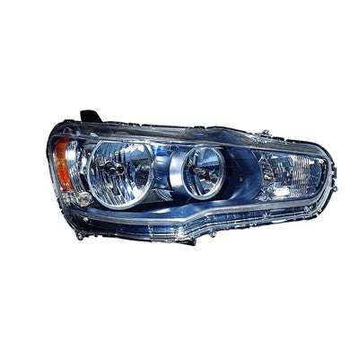 2009 mitsubishi lancer front passenger side replacement halogen headlight assembly arswlmi2503139c