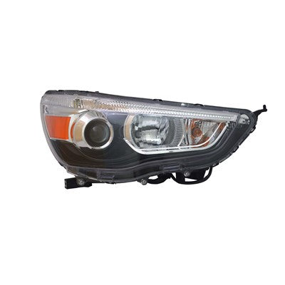 2013 mitsubishi outlander sport front passenger side replacement halogen headlight assembly arswlmi2503160c