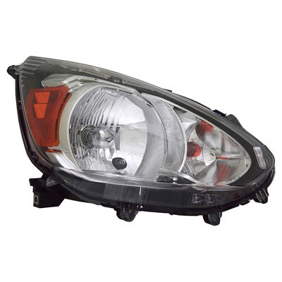 2014 mitsubishi mirage front passenger side replacement halogen headlight assembly arswlmi2503164c