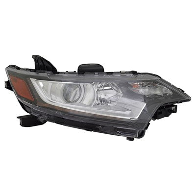 2019 mitsubishi outlander front passenger side replacement halogen headlight assembly arswlmi2503167c