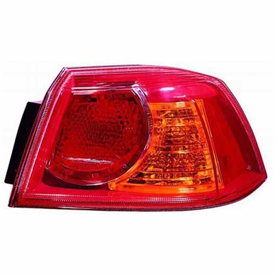 2009 mitsubishi lancer rear passenger side replacement tail light assembly arswlmi2805100c