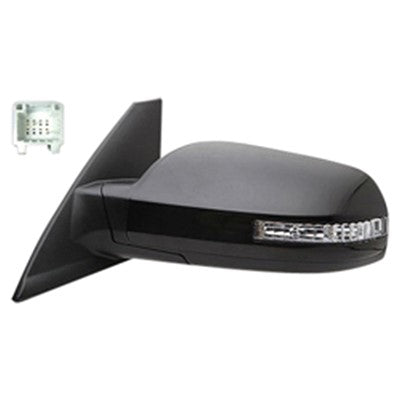 2009 Nissan Altima Driver Side Power Door Mirror With Heated Glass Wit
