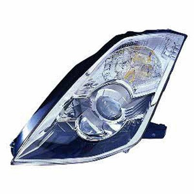 2006 nissan 350z front driver side replacement hid headlight assembly arswlni2502159