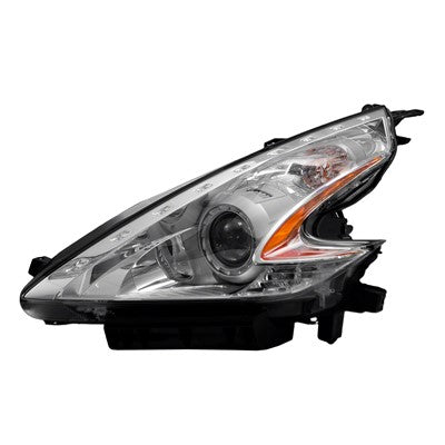 2009 nissan 370z front driver side oem hid headlight assembly arswlni2502195oe