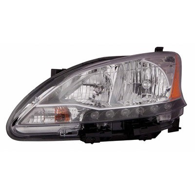 2015 nissan sentra front driver side replacement led headlight assembly arswlni2502216c