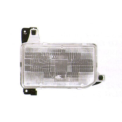 1988 nissan pathfinder front passenger side replacement headlight assembly arswlni2503104