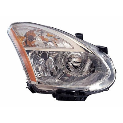 2008 nissan rogue front passenger side replacement halogen headlight assembly arswlni2503170c