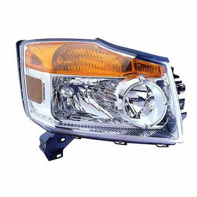 2013 nissan armada front passenger side replacement headlight assembly arswlni2503175