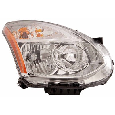 2012 nissan rogue front passenger side replacement halogen headlight assembly arswlni2503202c