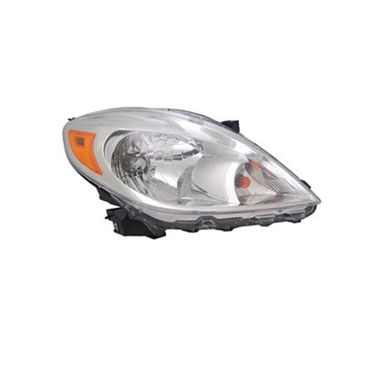 2014 nissan versa front passenger side replacement halogen headlight assembly arswlni2503207