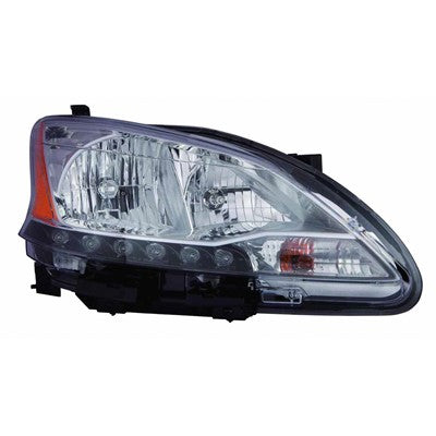 2014 nissan sentra front passenger side replacement led headlight assembly arswlni2503216c