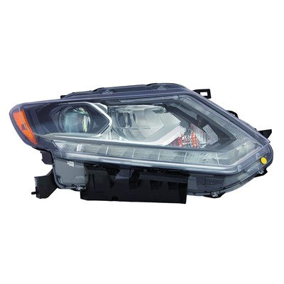 2014 nissan rogue front passenger side replacement led headlight assembly arswlni2503228c