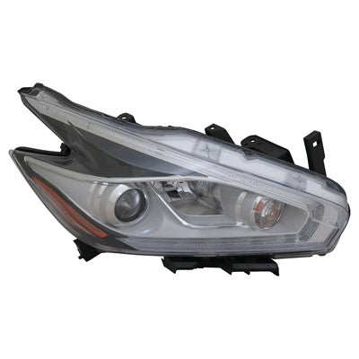 2015 nissan murano front passenger side replacement halogen headlight assembly arswlni2503232v