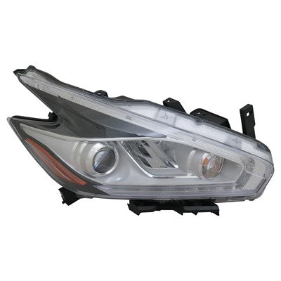 2015 nissan murano front passenger side replacement led headlight assembly arswlni2503233c