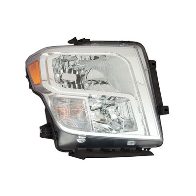 2017 nissan titan xd front passenger side replacement halogen headlight assembly arswlni2503250c