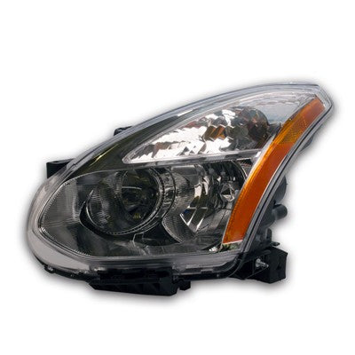 2008 nissan rogue front driver side replacement hid headlight lens and housing arswlni2518110v