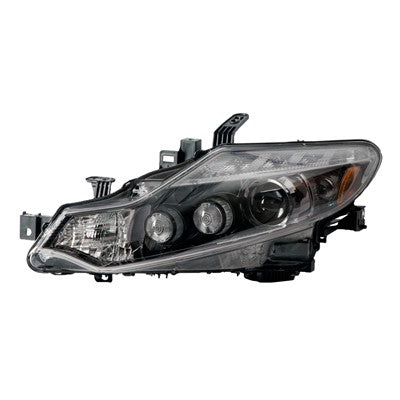 2011 nissan murano front driver side oem hid headlight lens and housing arswlni2518116oe