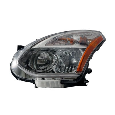 2010 nissan rogue front driver side oem halogen headlight lens and housing arswlni2518129oe