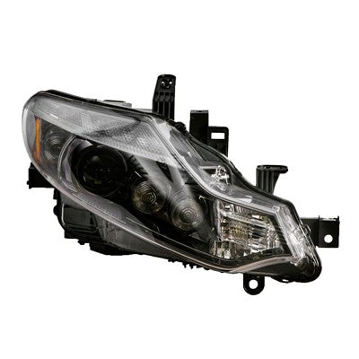 2014 nissan murano front passenger side oem hid headlight lens and housing arswlni2519117oe