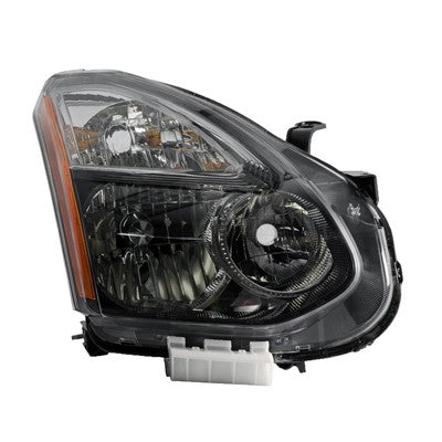 2014 nissan rogue select front passenger side oem halogen headlight lens and housing arswlni2519131oe