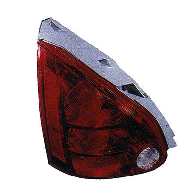 2004 nissan maxima rear driver side replacement tail light lens and housing arswlni2800160v