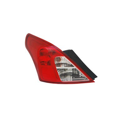 2013 nissan versa rear driver side replacement tail light assembly arswlni2800194