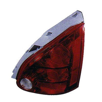 2008 nissan maxima rear passenger side replacement tail light lens and housing arswlni2801160v