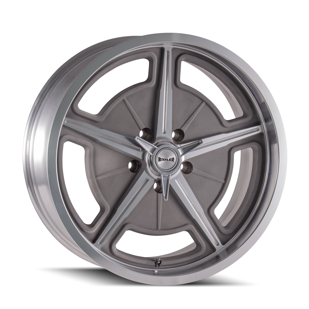 Ridler 17"x8" Non-Chrome Machined Spokes & Lip Custom Wheel ARSWCW6057861GM