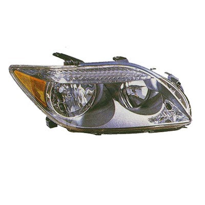 2005 scion tc front driver side replacement headlight lens and housing arswlsc2502101v