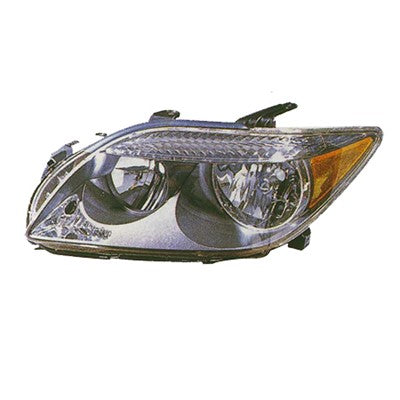 2006 scion tc front passenger side replacement headlight lens and housing arswlsc2503101v