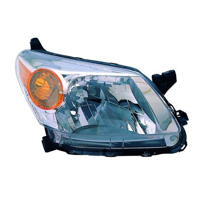 2010 scion xd front passenger side replacement headlight lens and housing arswlsc2503103c