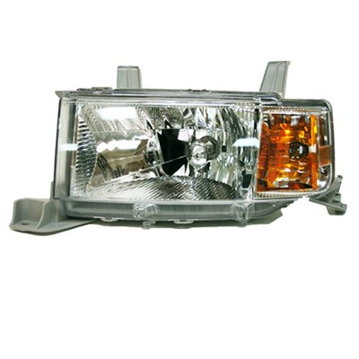 2004 scion xb front driver side replacement headlight lens and housing arswlsc2518101v