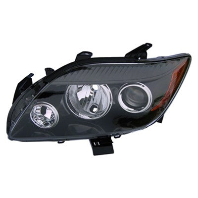 2009 scion tc front driver side replacement headlight lens and housing arswlsc2518104v