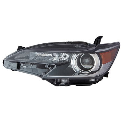 2016 scion tc front driver side replacement halogen headlight lens and housing arswlsc2518109c