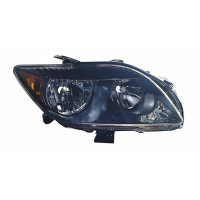 2009 scion tc front passenger side replacement headlight lens and housing arswlsc2519103c