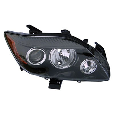 2009 scion tc front passenger side replacement headlight lens and housing arswlsc2519104v