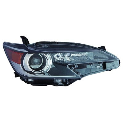 2015 scion tc front passenger side replacement halogen headlight lens and housing arswlsc2519109c