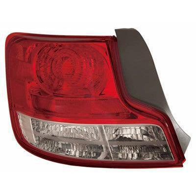 2013 scion tc rear driver side replacement tail light lens and housing arswlsc2818110