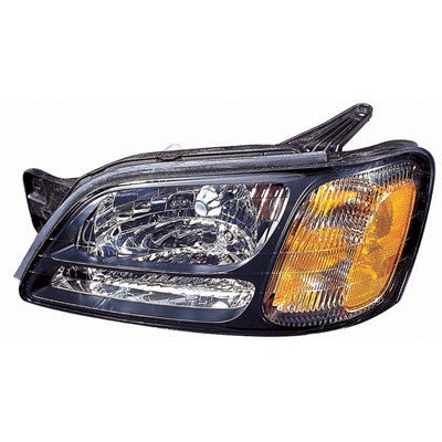 2002 subaru legacy front driver side replacement headlight assembly arswlsu2502105c