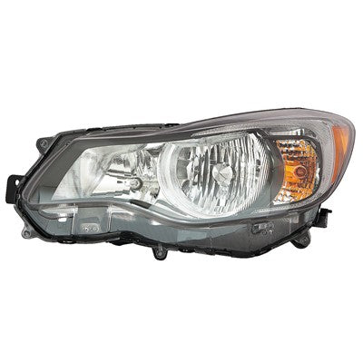 2015 subaru xv crosstrek front driver side replacement halogen headlight assembly arswlsu2502154c